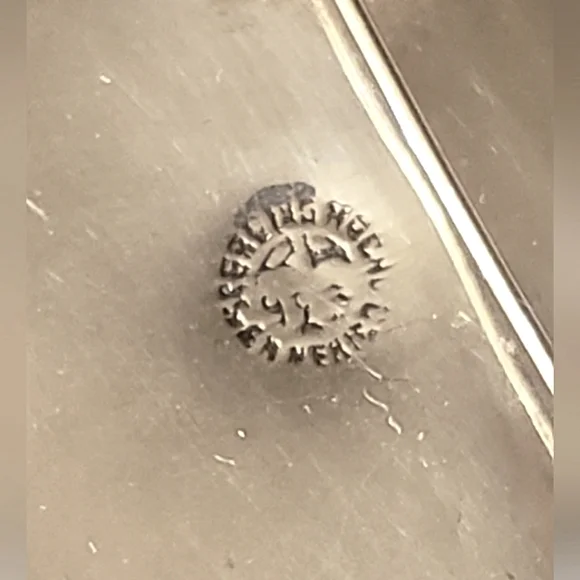 Modernist Estela Popowski Sterling, Brass, and Ebony Guitar Pik Pin Brooch - Picture 6 of 6